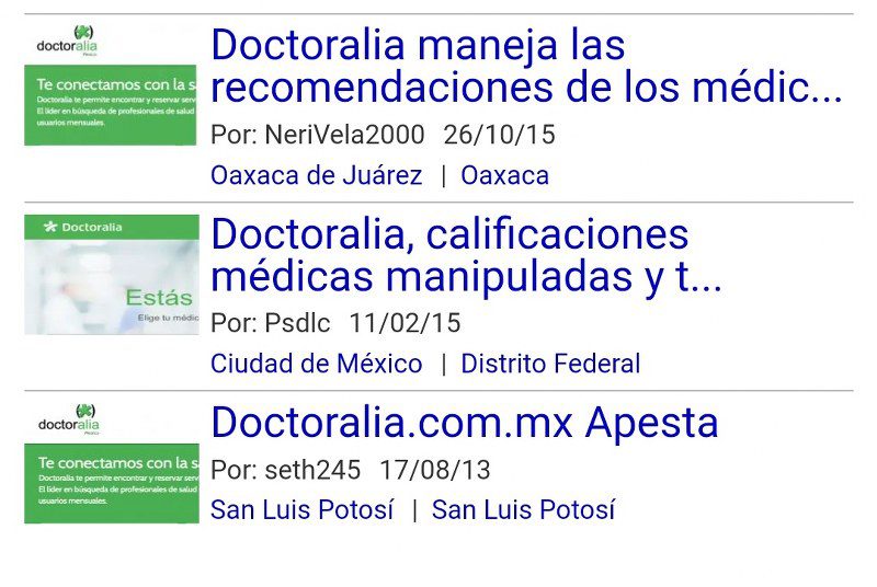 doctoralia mexico